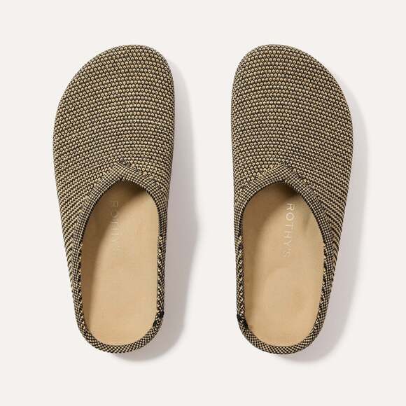 Rothy's Shoes - Rothy's The Casual Clog - Toffee Raffia-Knit Size 8
